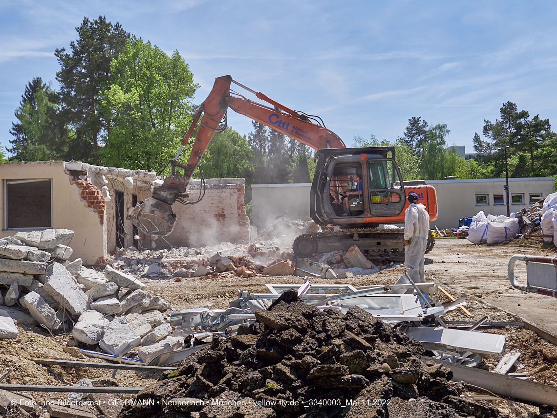 11.05.2022 - Baustelle am Haus für Kinder in Neuperlach